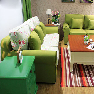 简约风格绿色沙发图片