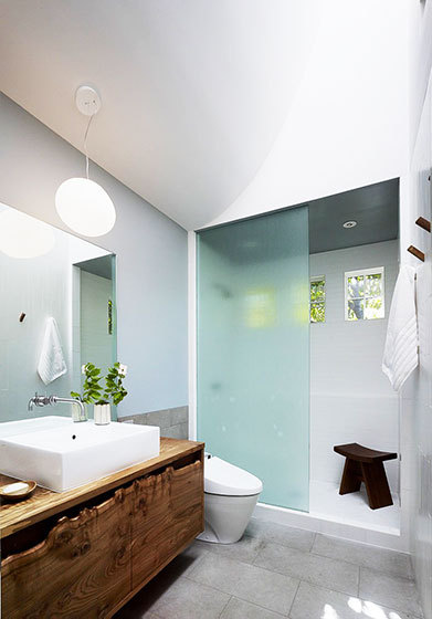 卫生间干湿分离妙招 20款玻璃隔断设计_齐家网装修效果图