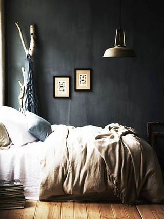 温馨卧室壁灯图片
