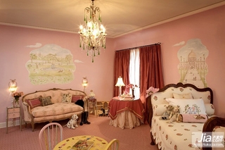 奢华的欧式古堡儿童卧室装修效果图装修效果图