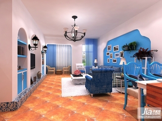 海之蓝 地中海风格的温馨客厅装修效果图