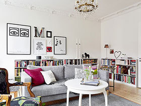 清新美式风 18张彩色沙发背景墙效果图