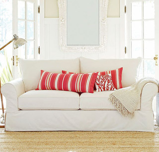 地中海风格舒适米色沙发效果图