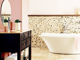 16白色浴缸效果图 优雅的独立式浴缸