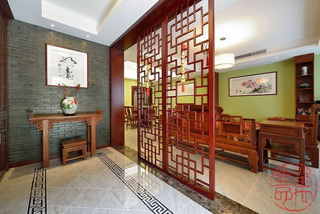 中式风格别墅奢华20万以上隔断设计