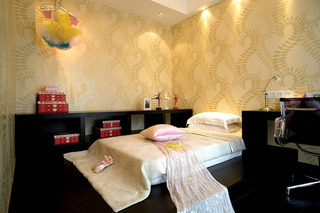 新中式风格别墅奢华卧室效果图