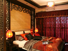 端庄含蓄中国风 19款中式卧室背景墙设计
