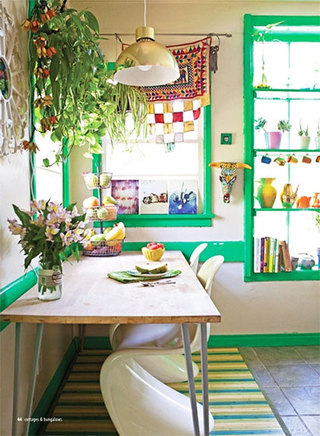 艺术厨房窗帘图片