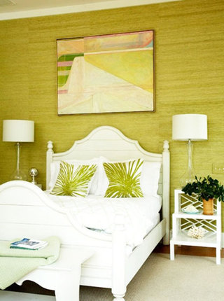 绿色卧室壁纸壁纸效果图
