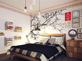 经典现代风格设计 16个现代卧室背景墙