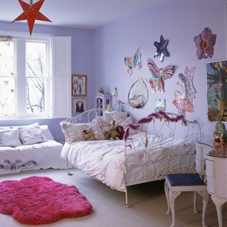 田园风格舒适儿童房儿童床图片