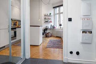 现代简约风格单身公寓40平米设计图