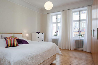 北欧风格小户型小清新10-15万60平米卧室装潢