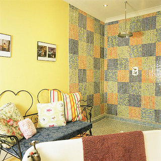 格子卫浴间瓷砖瓷砖图片