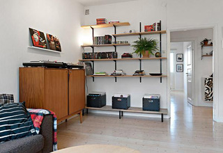 现代简约风格一居室舒适40平米装修图片
