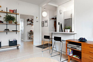 现代简约风格一居室舒适40平米设计图