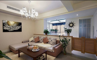 混搭风格二居室温馨90平米客厅沙发沙发效果图