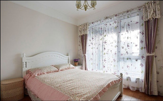 混搭风格二居室温馨90平米卧室装修图片