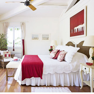 20款原木色地板图 造舒适温馨卧室