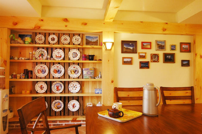 ,田园风格,餐厅背景墙