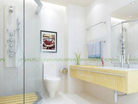 卫生间也要文艺 16款卫生间装饰画效果图