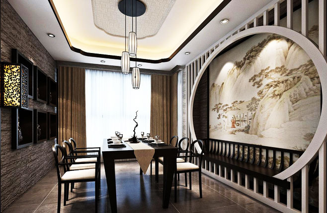 ,中式风格,餐厅
