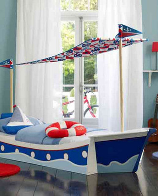 航船创意儿童床效果图
