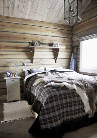 木质卧室床头装修效果图