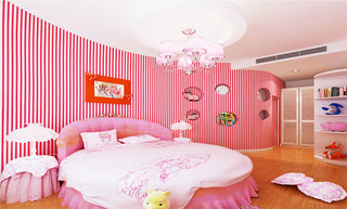 浪漫粉色卧室
