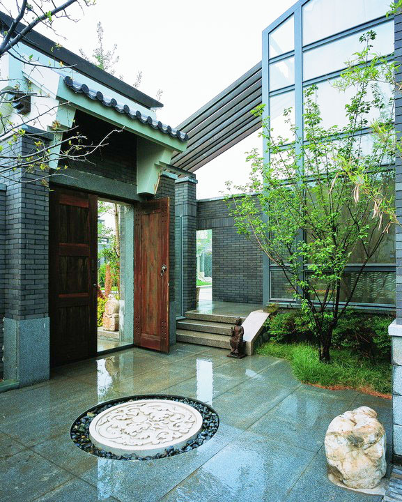 ,中式风格,庭院