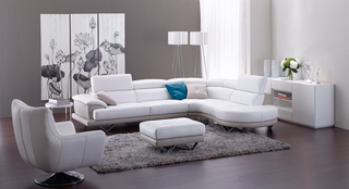 时尚白色客厅沙发沙发图片