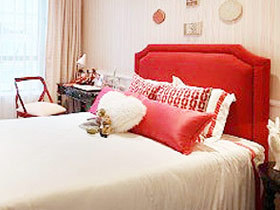浓浓喜庆卧室 16款红色床头软包设计