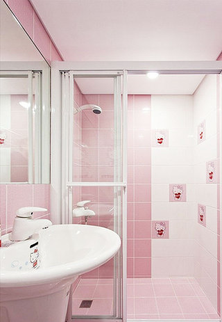 卫浴间瓷砖效果图