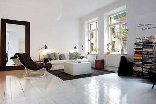 北欧清新客厅沙发设计图片
