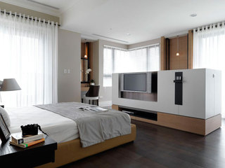现代简约风格三居室奢华140平米以上设计图纸