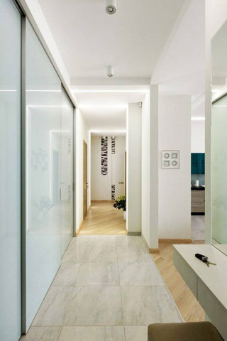 现代简约风格三居室温馨140平米以上设计图