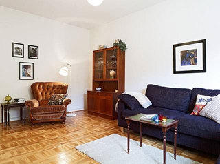 现代简约风格单身公寓50平米装修图片
