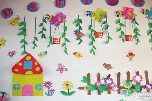 幼儿园中班室内主题墙图片
