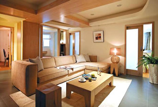 日式休闲风简约客厅设计