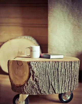 朽木改造客厅小茶几