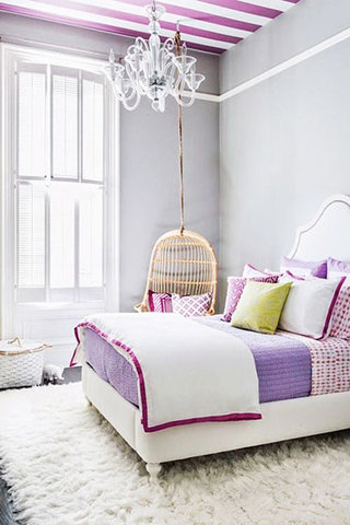 紫色女神级卧室设计