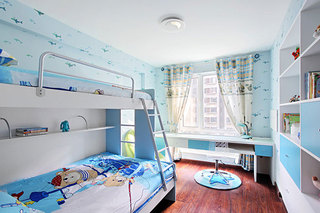 儿童房高矮床设计