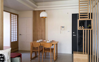 日式风格二居室温馨70平米装修图片