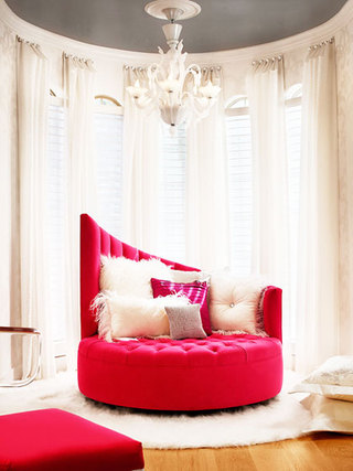 浪漫红色沙发