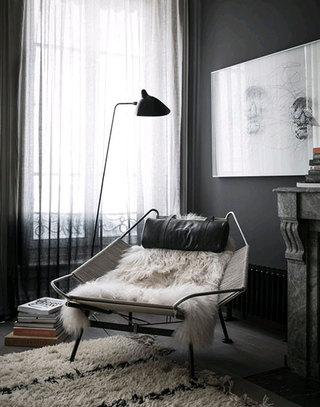简约时尚灰色客厅设计