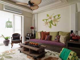 现代东南亚风情公寓 有爱的浪漫空间