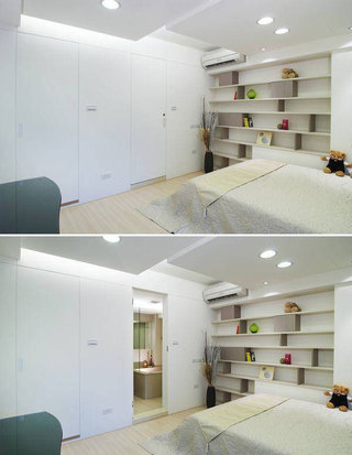 现代简约风格一居室40平米设计图纸