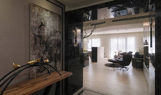 现代简约风格三居室130平米装修图片