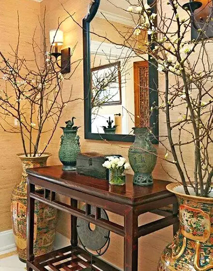 ,中式风格,玄关