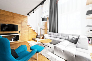 loft风格二居室80平米设计图